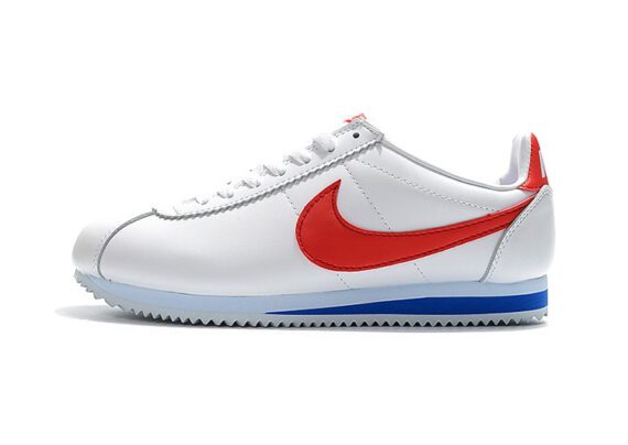 נעלי נייק-Nike Classic Cortez - White_Blue_Red_Casual