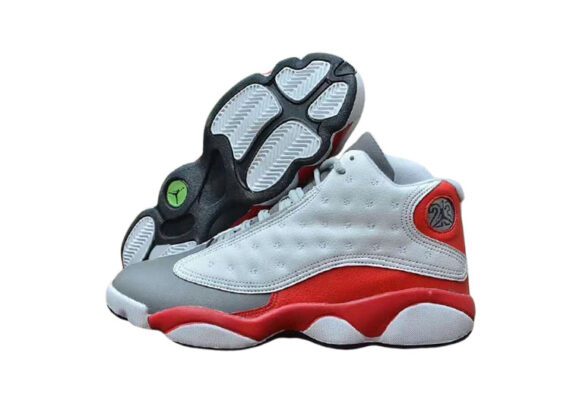 נעלי נייק-Air Jordan 13 He Got Game -White Gray