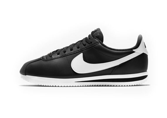 נעלי נייק-Nike Classic Cortez - Black & White Logo