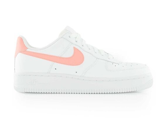 ⁦נעלי נייק-NIKE AIR FORCE 1 WHITE PINK⁩ – תמונה ⁦3⁩