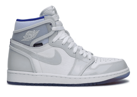 נעלי נייק-Nike Air Jordan 1 High Zoom White Racer