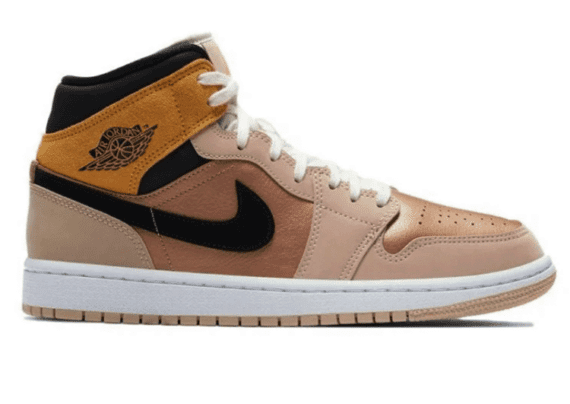 נעלי נייק-Nike Air Jordan 1 Mid Particle Beige