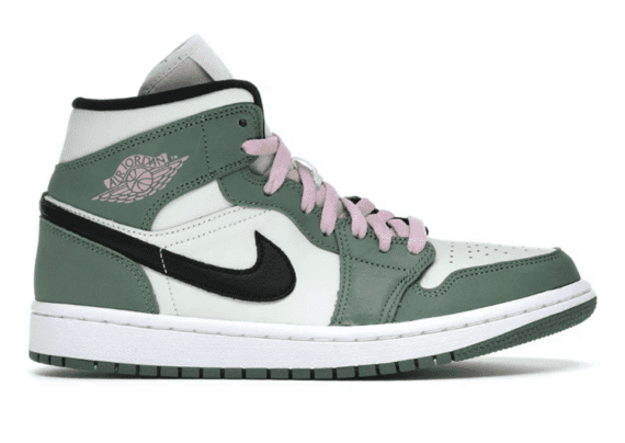 נעלי נייק-Nike Air jordan 1 Mid Dutch Green