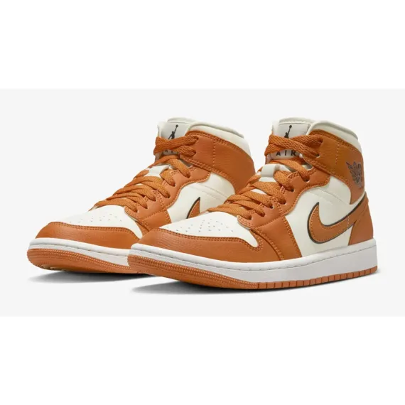 ⁦נייק ג'ורדן-Nike Air jordan 1 Mid -SE Sport Spice⁩ – תמונה ⁦4⁩