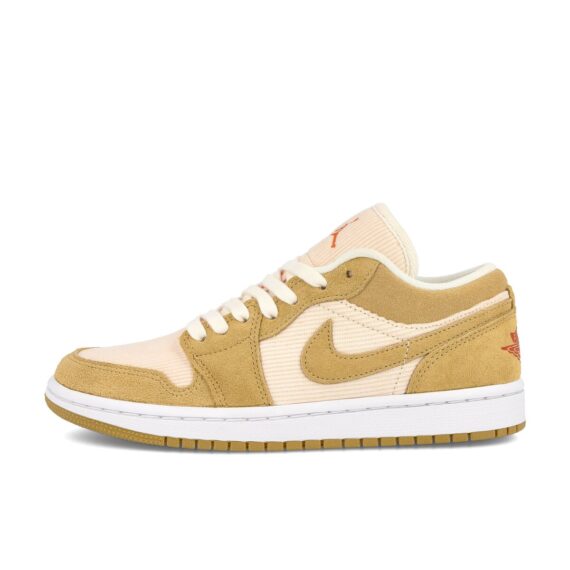 ⁦נעלי נייק-NIKE AIR JORDAN 1 LOW - Se Twine ange Quartz Corduroy⁩ – תמונה ⁦4⁩