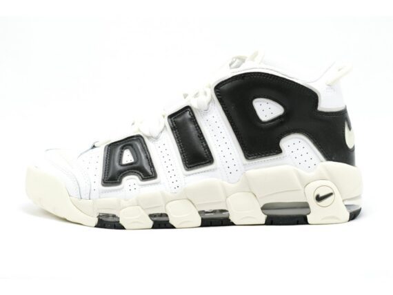 ⁦נייק אפטמפו סניקרס לגברים NIKE AIR MORE UPTEMPO '96 WHITE BLACK⁩ – תמונה ⁦2⁩