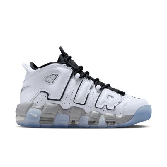 נייק אפטמפו סניקרס לגברים NIKE AIR MORE UPTEMPO '96 WHITE GREY