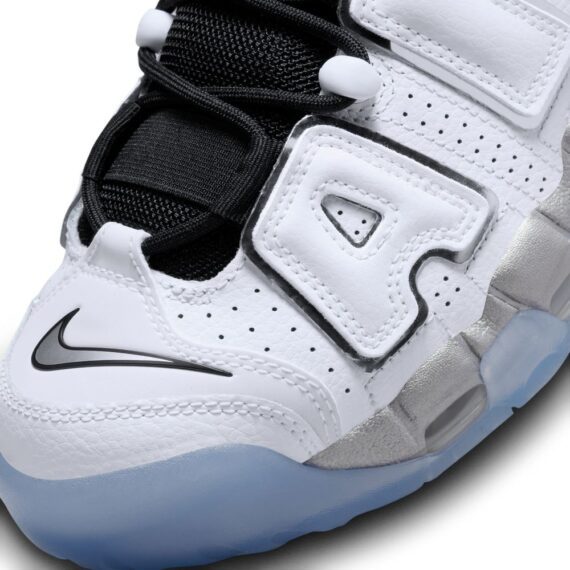 ⁦נייק אפטמפו סניקרס לגברים NIKE AIR MORE UPTEMPO '96 WHITE GREY⁩ – תמונה ⁦7⁩