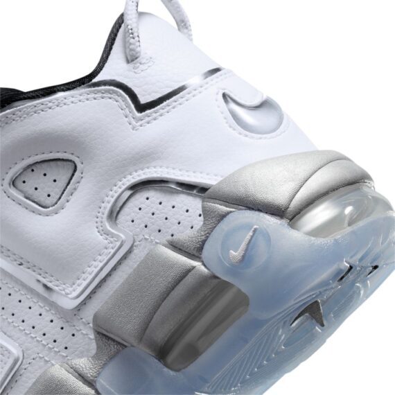 ⁦נייק אפטמפו סניקרס לגברים NIKE AIR MORE UPTEMPO '96 WHITE GREY⁩ – תמונה ⁦8⁩