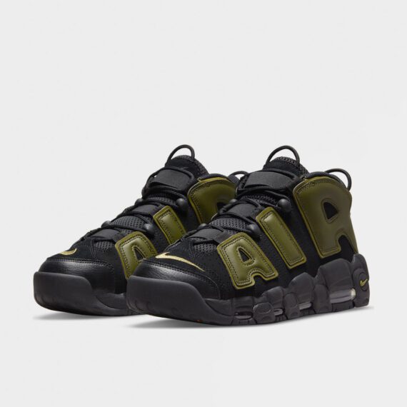 ⁦נייק אפטמפו סניקרס לגברים NIKE AIR MORE UPTEMPO '96 OLIVE BLACK⁩ – תמונה ⁦2⁩