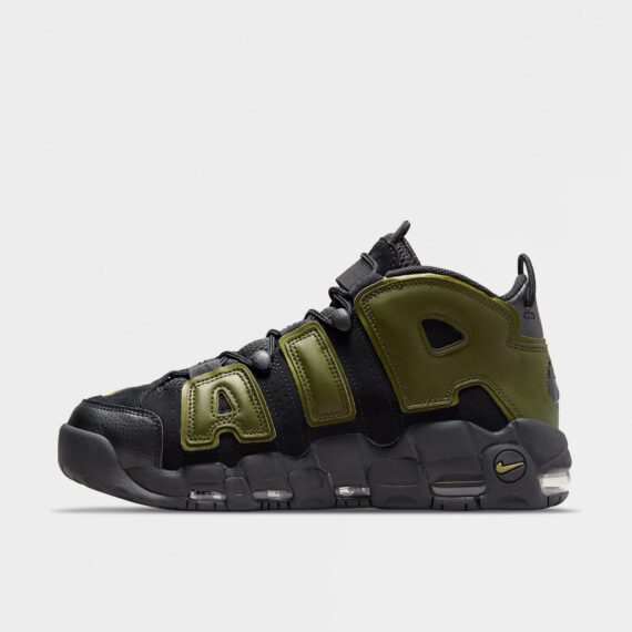 ⁦נייק אפטמפו סניקרס לגברים NIKE AIR MORE UPTEMPO '96 OLIVE BLACK⁩ – תמונה ⁦4⁩