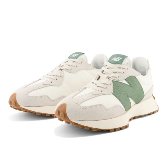 ⁦סניקרס ניו באלאנס NEW BALANCE 327 WHITE GREEN⁩ – תמונה ⁦6⁩