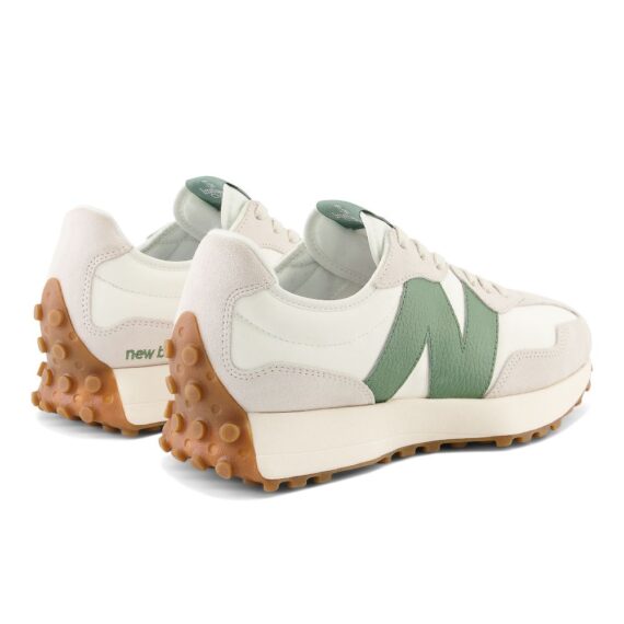 ⁦סניקרס ניו באלאנס NEW BALANCE 327 WHITE GREEN⁩ – תמונה ⁦7⁩