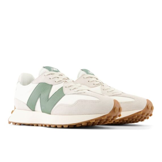 ⁦סניקרס ניו באלאנס NEW BALANCE 327 WHITE GREEN⁩ – תמונה ⁦3⁩