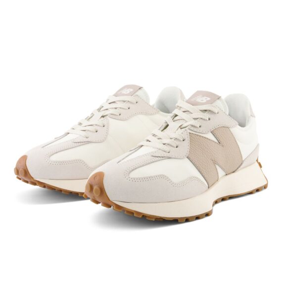 ⁦סניקרס ניו באלאנס NEW BALANCE 327 WHITE BROWN⁩ – תמונה ⁦6⁩