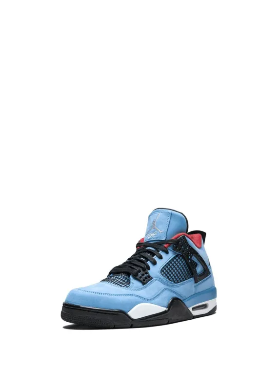 ⁦NIKE x Travis Scott Air Jordan 4 Retro "Cactus Jack" sneakers⁩ – תמונה ⁦4⁩