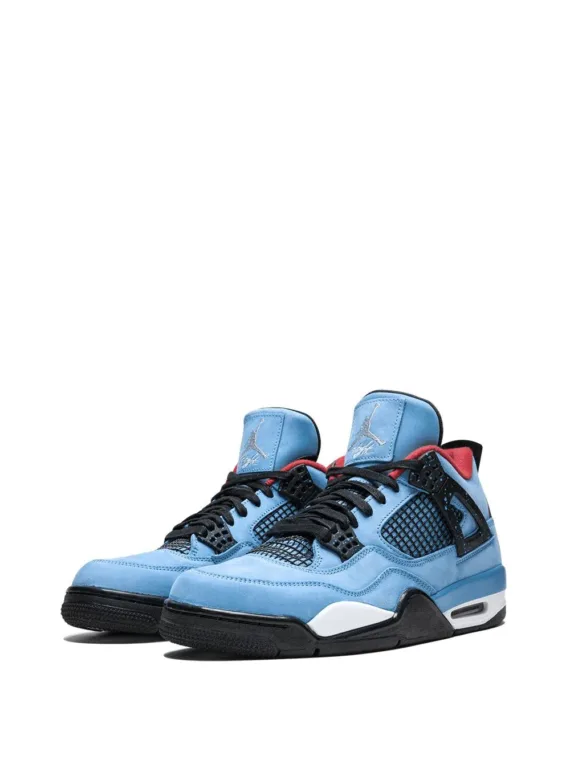 ⁦NIKE Air Jordan 4 Retro x Travis Scott  "Cactus Jack" sneakers⁩ – תמונה ⁦3⁩