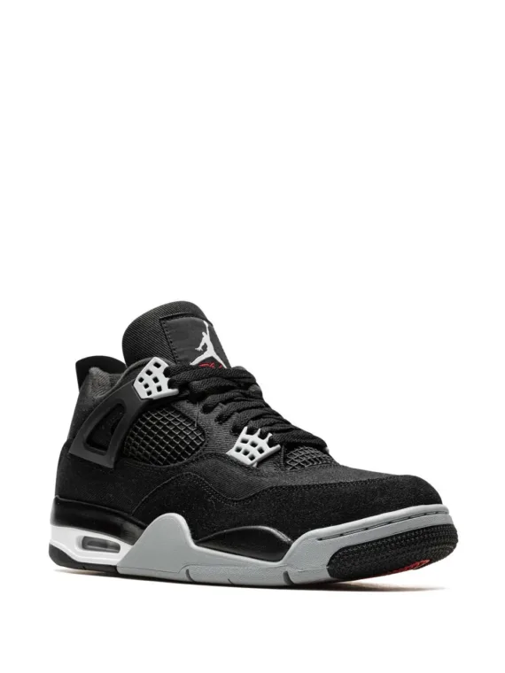 ⁦NIKE Air Jordan 4 “Black Canvas” sneakers⁩ – תמונה ⁦2⁩