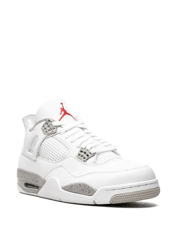 ⁦NIKEAir Jordan 4 Retro "White eo" sneakers⁩ – תמונה ⁦2⁩