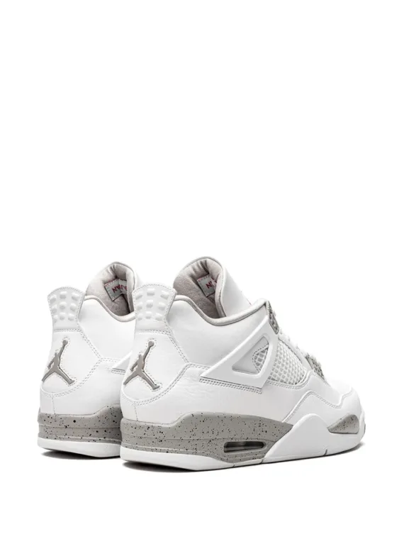 ⁦NIKEAir Jordan 4 Retro "White eo" sneakers⁩ – תמונה ⁦3⁩