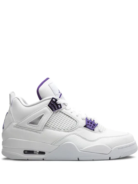 NIKE Air Jordan 4 Retro "Metallic Pack - Purple" sneakers