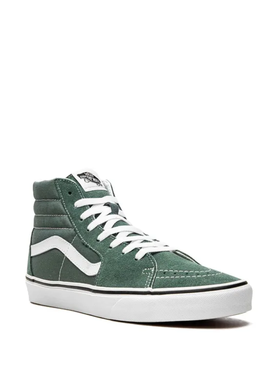 ⁦נעלי ואנס - Sk8-Hi "Green/White" sneakers⁩ – תמונה ⁦2⁩