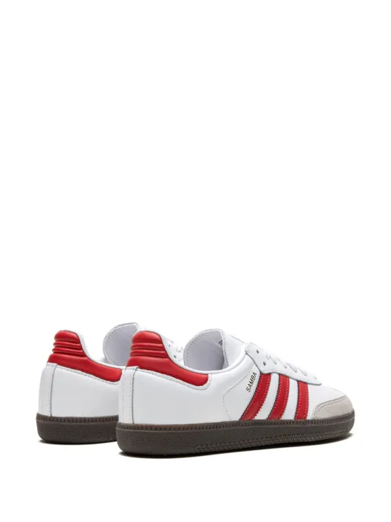 ⁦נעלי אדידס סמבה- Samba OG "White/Red" sneakers⁩ – תמונה ⁦3⁩