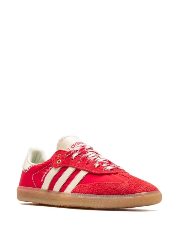 ⁦נעלי אדידס סמבה- x Wales Bonner Samba panelled sneakers⁩ – תמונה ⁦2⁩