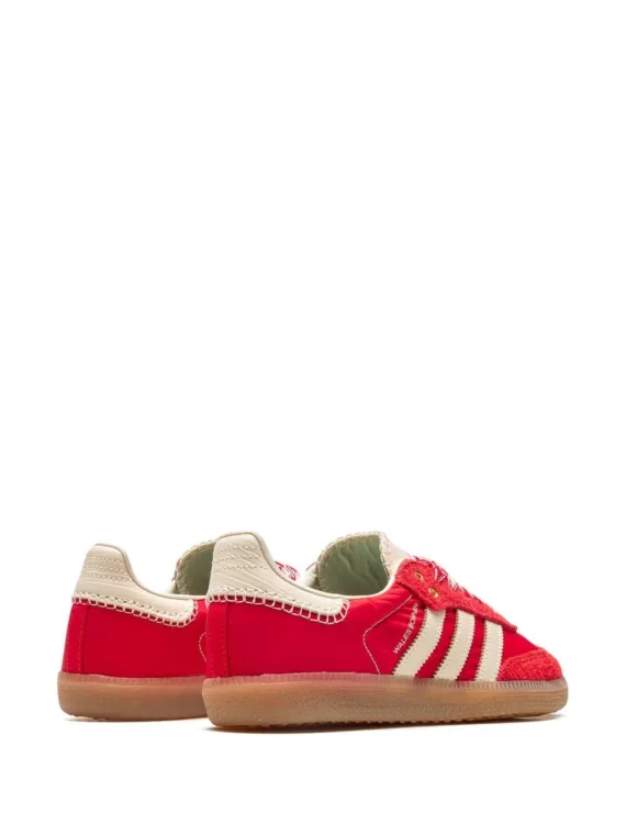 ⁦נעלי אדידס סמבה- x Wales Bonner Samba panelled sneakers⁩ – תמונה ⁦3⁩