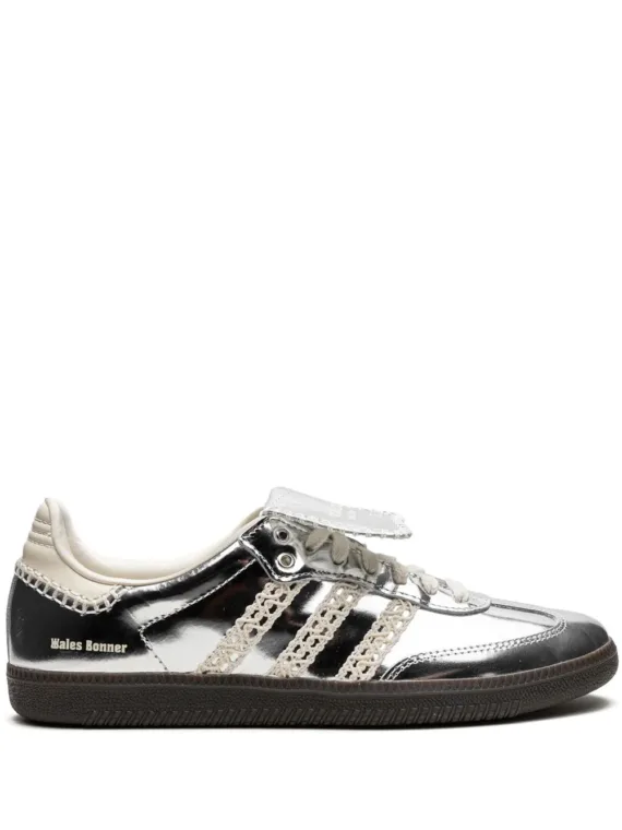 נעלי אדידס סמבה- x Wales Bonner Samba "Silver" sneakers