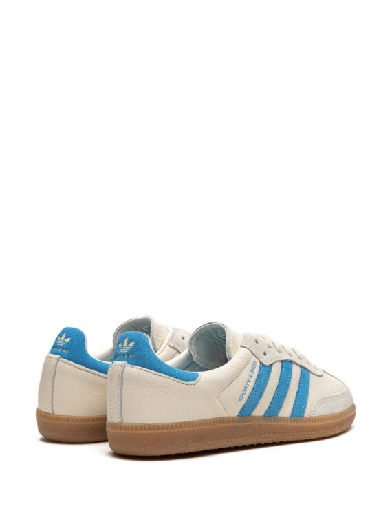 ⁦נעלי אדידס סמבה- x Sporty and Rich Samba "Cream Blue" sneakers⁩ – תמונה ⁦3⁩