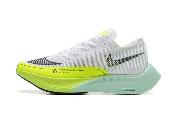 Nike ZoomX Vaporfly Next% 2 White Volt Racer Blue