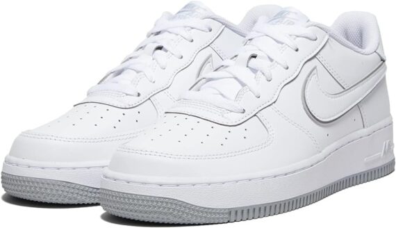 ⁦נעלי נייק- Nike Air Force 1 Low White Neutral Grey⁩ – תמונה ⁦3⁩