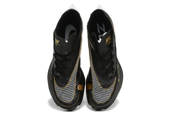 ⁦Nike ZoomX Vaporfly Next% 2 Running Shoes Black Gold⁩ – תמונה ⁦2⁩