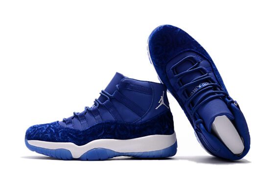 ⁦NIKE AIR JORDAN 11 “BLUE VELVET” ROYAL BLUE-WHITE FOR MEN AND WOMEN⁩ – תמונה ⁦3⁩