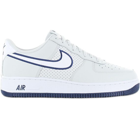 ⁦נעלי נייק-Nike air force 1 low 07 Men's Sneaker Leather Gray⁩ – תמונה ⁦2⁩