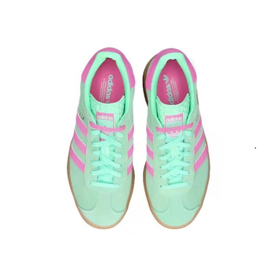 ⁦אדידס גאזל- ADIDAS GAZELLE BOLD SHOES Green/Pink⁩ – תמונה ⁦5⁩