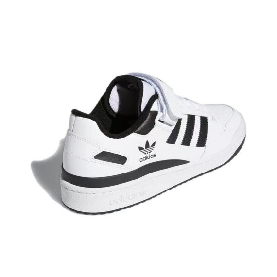 ⁦אדידס פורום - ADIDAS FORUM Low White/Black SNEAKERS⁩ – תמונה ⁦4⁩