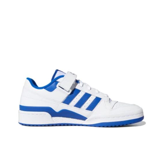 ⁦אדידס פורום - ADIDAS FORUM Low White/Team Royal Blue SNEAKERS⁩ – תמונה ⁦2⁩