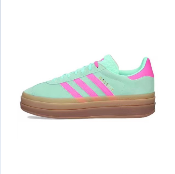 אדידס גאזל- ADIDAS GAZELLE BOLD SHOES Green/Pink