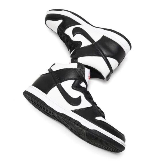 ⁦נייק דאנק- NIKE DUNK HIGH White Black⁩ – תמונה ⁦5⁩