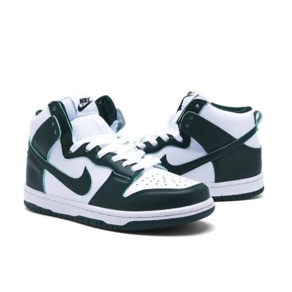 ⁦נייק דאנק- NIKE DUNK HIGH Green White⁩ – תמונה ⁦8⁩