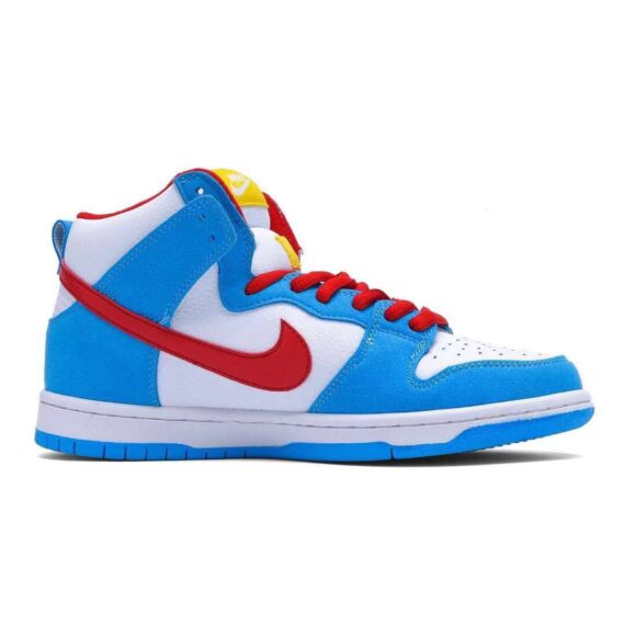 נייק דאנק- NIKE DUNK HIGH White Blue Red