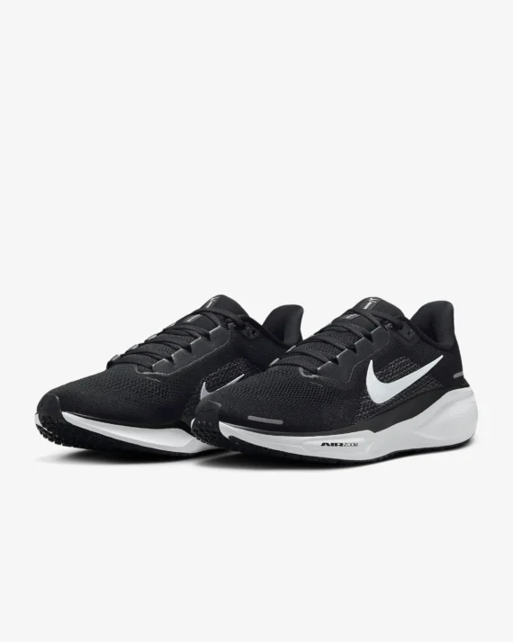 ⁦נעלי נייק פגסוס - Nike Pegasus 41 Black White⁩ – תמונה ⁦5⁩