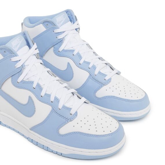 ⁦נייק דאנק- NIKE DUNK HIGH WHITE BLUE⁩ – תמונה ⁦4⁩