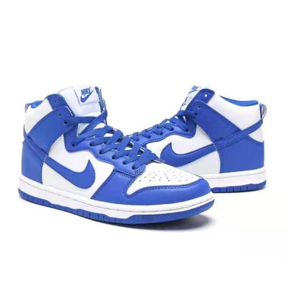 ⁦נייק דאנק- NIKE DUNK HIGH Blue White⁩ – תמונה ⁦8⁩