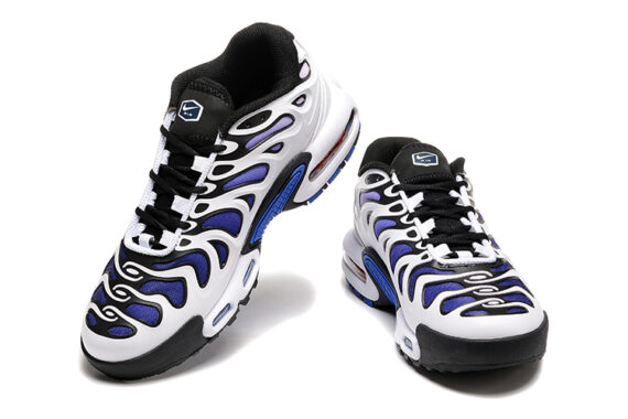 ⁦נעלי נייק- NIKE AIR MAX PLUS DRIFT White Blue⁩ – תמונה ⁦2⁩