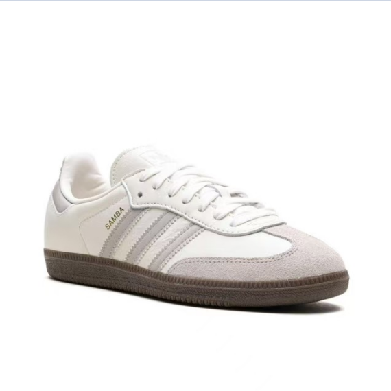 ⁦נעלי אדידס סמבה-Samba ADV Sneakers Off White⁩ – תמונה ⁦5⁩