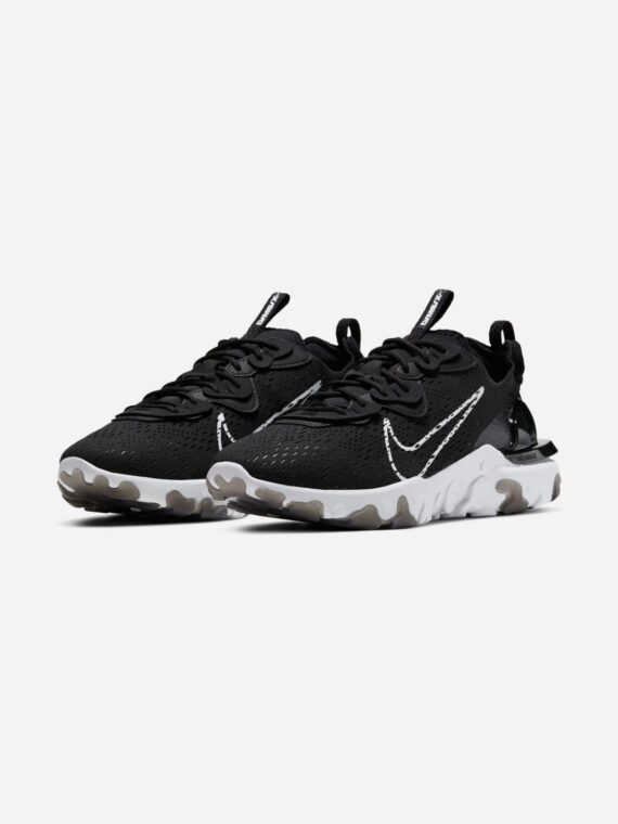 ⁦נעלי נייק - NIKE React vision sneakers black white⁩ – תמונה ⁦2⁩