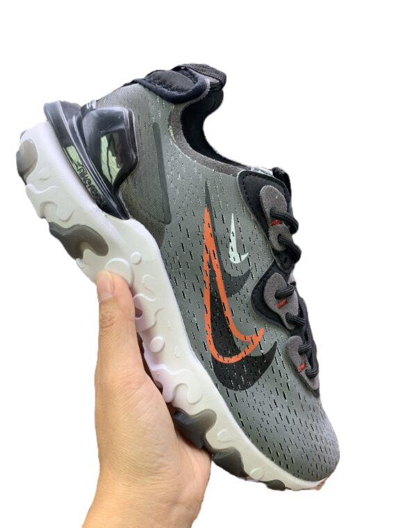 נעלי נייק - NIKE React vision sneakers GRAY ORANGE